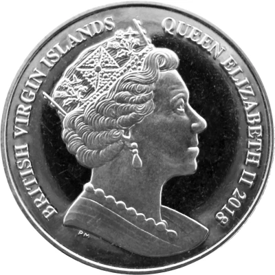 1 Dollar - Elizabeth II 2018 FIFA World Cup Russia front