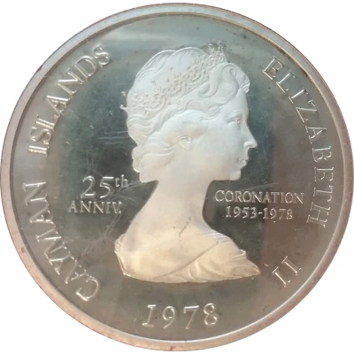 1 Dollar - Elizabeth II 25th Anniversary of Coronation front