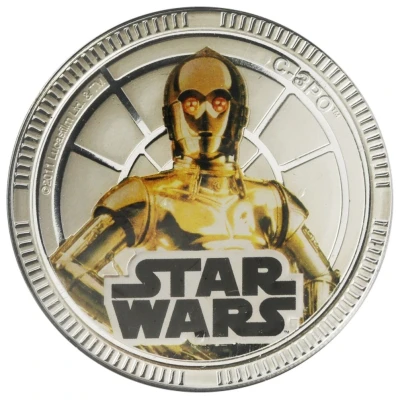 1 Dollar - Elizabeth II C-3PO back