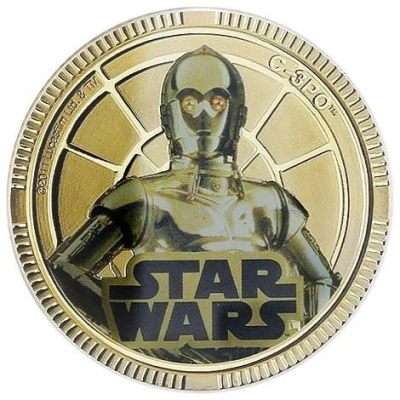 1 Dollar - Elizabeth II C-3PO back