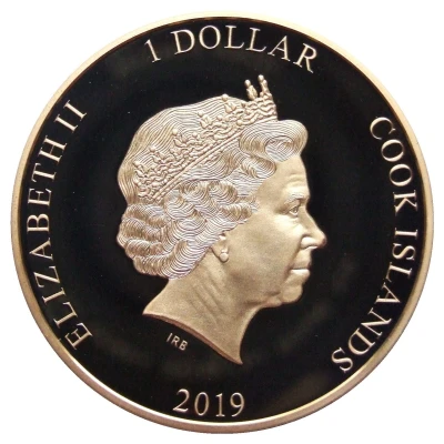 1 Dollar - Elizabeth II Carnotaurus front