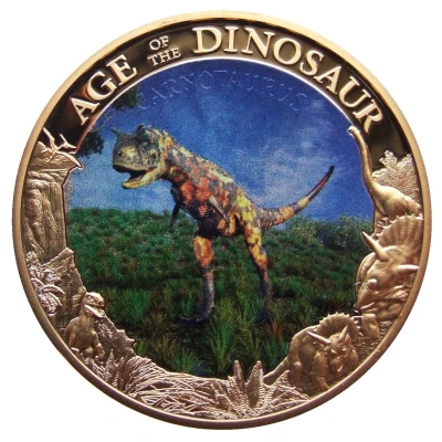 1 Dollar - Elizabeth II Carnotaurus back