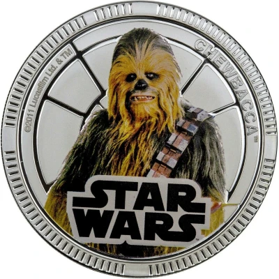 1 Dollar - Elizabeth II Chewbacca back