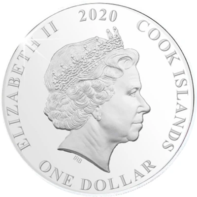 1 Dollar - Elizabeth II Darth Vader front