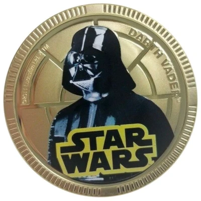 1 Dollar - Elizabeth II Darth Vader back