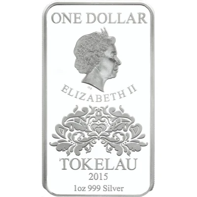 1 Dollar - Elizabeth II Diamonds front