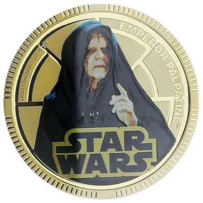 1 Dollar - Elizabeth II Emperor Palpatine back