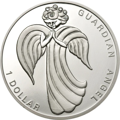 1 Dollar - Elizabeth II Guardian Angel back