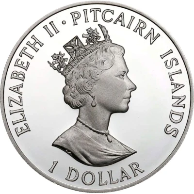 1 Dollar - Elizabeth II H.M.A.V. Bounty front