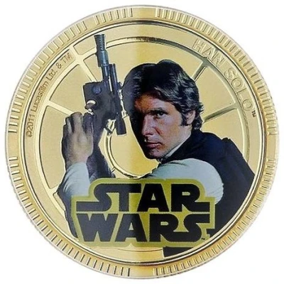 1 Dollar - Elizabeth II Han Solo back