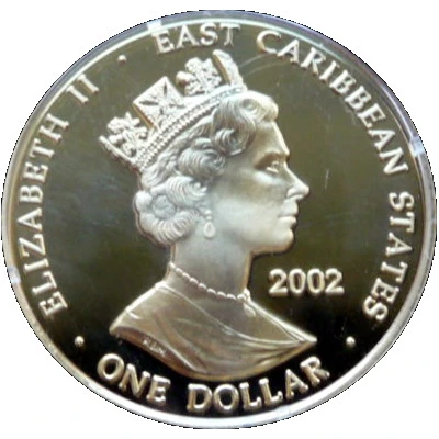 1 Dollar - Elizabeth II Henry III front