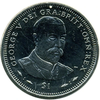 1 Dollar - Elizabeth II King George V back