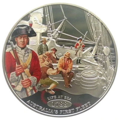 1 Dollar - Elizabeth II Life at Sea back