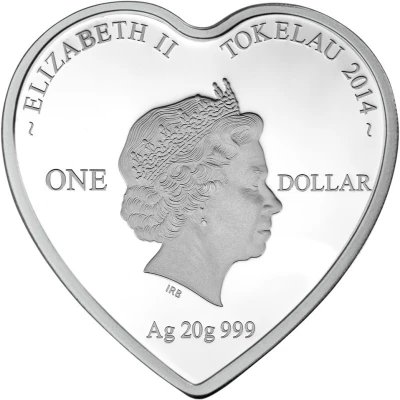 1 Dollar - Elizabeth II Love Unites front