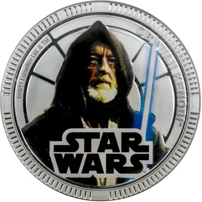 1 Dollar - Elizabeth II Obi-Wan Kenobi back