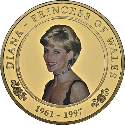 1 Dollar - Elizabeth II Princess Diana, 36th Birthday back