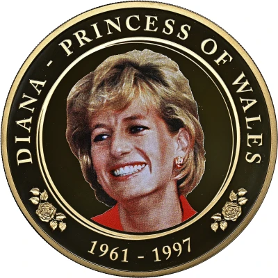 1 Dollar - Elizabeth II Princess Diana at London Lighthouse back