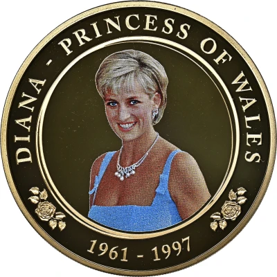 1 Dollar - Elizabeth II Princess Diana attending Swan Lake back