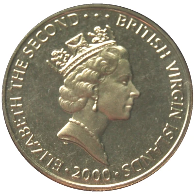 1 Dollar - Elizabeth II Queen Mother's 100th Birthday front