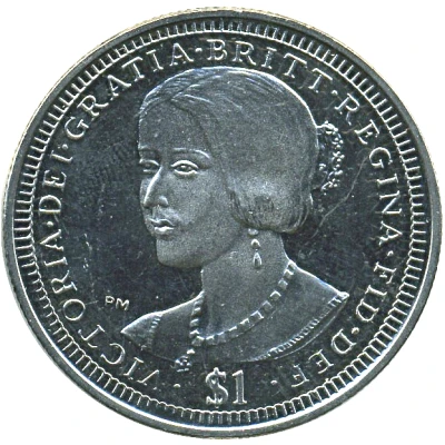 1 Dollar - Elizabeth II Queen Victoria back