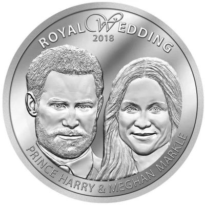 1 Dollar - Elizabeth II Royal Wedding: Harry and Meghan back