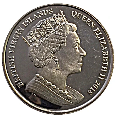 1 Dollar - Elizabeth II Sapphire Coronation front