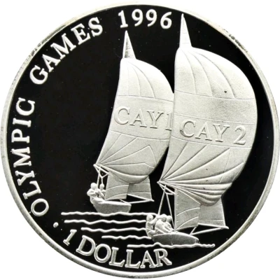 1 Dollar - Elizabeth II Summer Olympics back