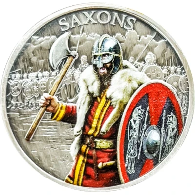 1 Dollar - Elizabeth II The Anglo-Saxon Warrior back