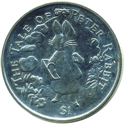 1 Dollar - Elizabeth II The Tale of Peter Rabbit back