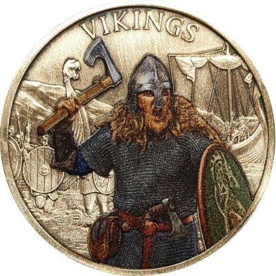 1 Dollar - Elizabeth II The Viking Warrior back