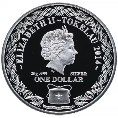 1 Dollar - Elizabeth II Troika front