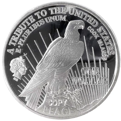 1 Dollar - Elizabeth II USA Peace Dollar front