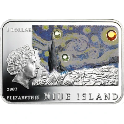 1 Dollar - Elizabeth II Vincent van Gogh front