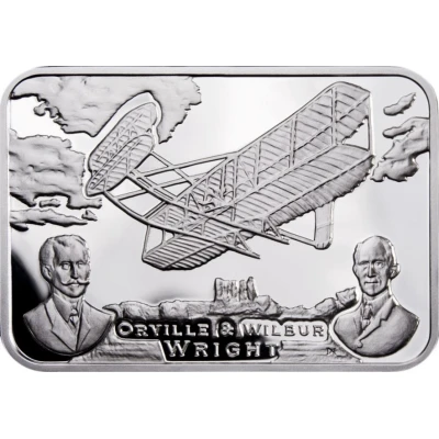 1 Dollar - Elizabeth II Wilber and Orville Wright back