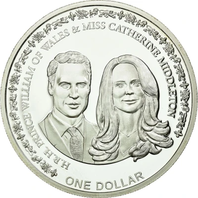 1 Dollar - Elizabeth II William and Kate back