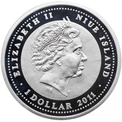 1 Dollar - Elizabeth II Year of the Dragon front