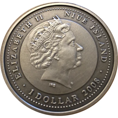 1 Dollar - Elizabeth II Year of the Ox front