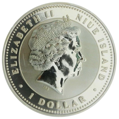 1 Dollar - Elizabeth II Year of the Pig: Wealthy front