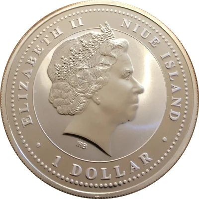 1 Dollar - Elizabeth II Year of the Pig front