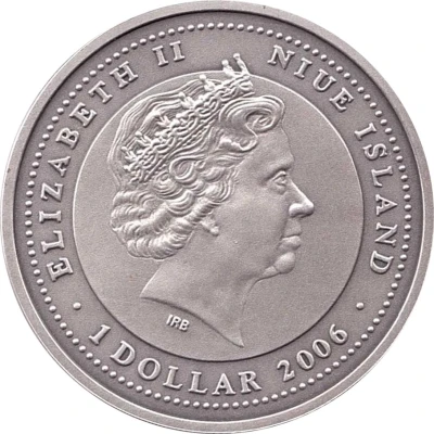 1 Dollar - Elizabeth II Year of the Pig front