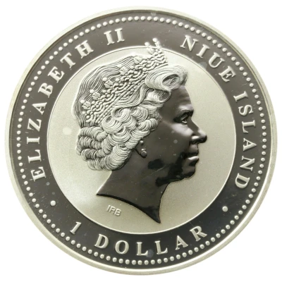 1 Dollar - Elizabeth II Year of the Rat: Lucky front