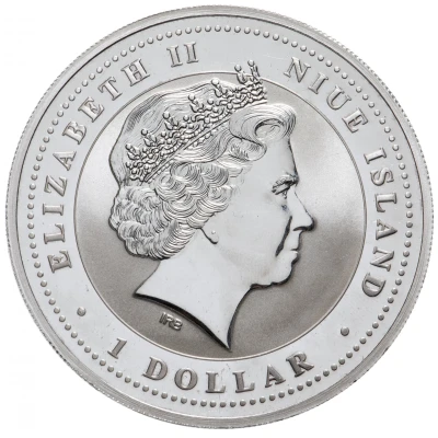 1 Dollar - Elizabeth II Year of the Rat front