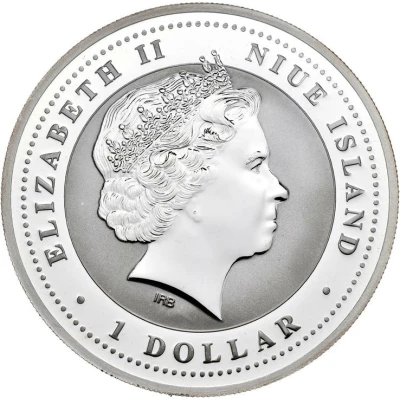 1 Dollar - Elizabeth II Year of the Rat front