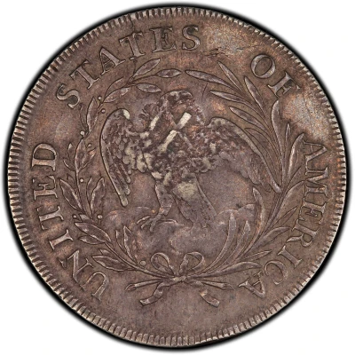 1 Dollar - George III Type II countermark; octagonal back