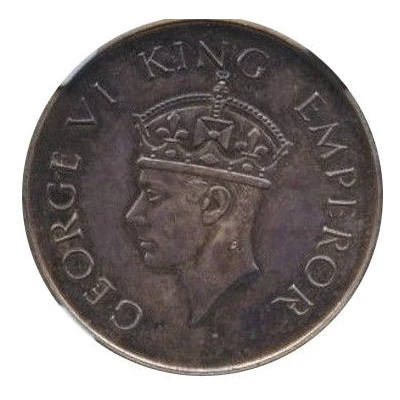 1 Dollar - George VI Silver Pattern, 1st Variety front