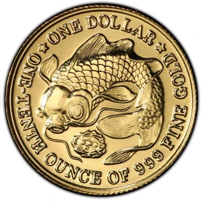 1 Dollar Gold Bullion back