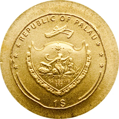 1 Dollar Hadrian gold coin front