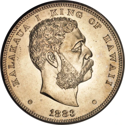 1 Dollar - Kalākaua I front