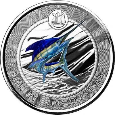 1 Dollar Marlin; Colourised back