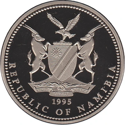 1 Dollar Miss Universe Namibia front